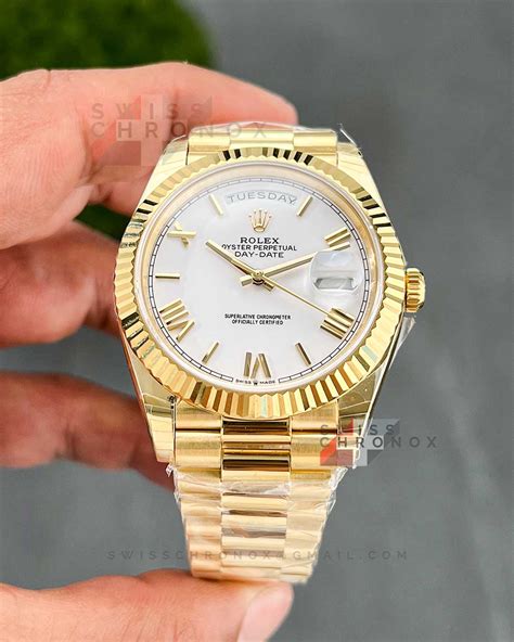 rolex solid gold watches|rolex day date 40 yellow gold.